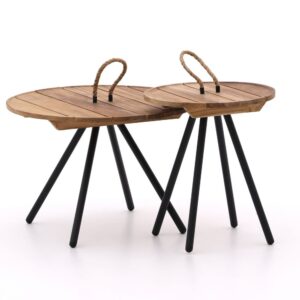 Apple Bee Elle lounge koffietafels Ø60 (h:40cm)/Ø40 (h:45cm) – Laagste prijsgarantie!