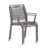 Grijs aluminium tuinstoelen