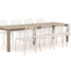 Apple Bee Hawaii/ROUGH-S 300cm dining tuinset 9-delig stapelbaar - Laagste prijsgarantie!