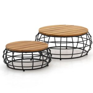 Apple Bee Pure lounge koffietafels Ø70 (h:35cm)/Ø50 (h:30cm) – Laagste prijsgarantie!