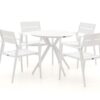Bellagio Fondo/Sora ø90cm dining tuinset 5-delig stapelbaar - Laagste prijsgarantie!
