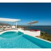 Wit aluminium parasols