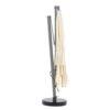Wit aluminium parasols