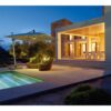 Wit aluminium parasols