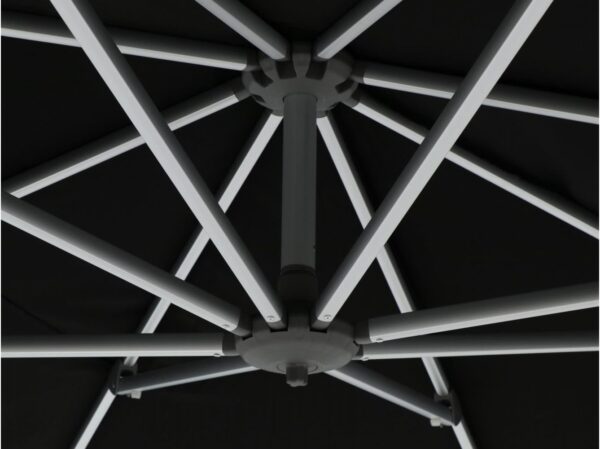 Glatz zwart parasols