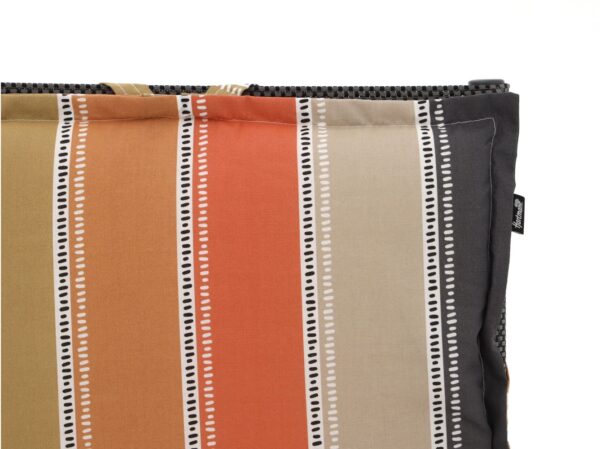 Taupe dunne tuinkussens (textileen stoelen)