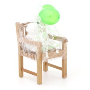 Kinder tuinstoel 35x40x56cm/KiKabeer Groot 30cm wit – Laagste prijsgarantie!