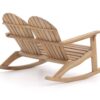 Bruin houten tuinbanken