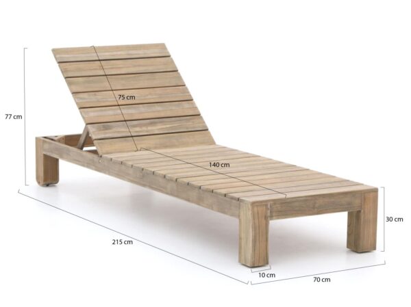 Rough furniture ligbedden