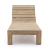 Bruin houten ligbedden