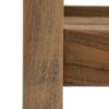 Bruin houten tuinstoelen