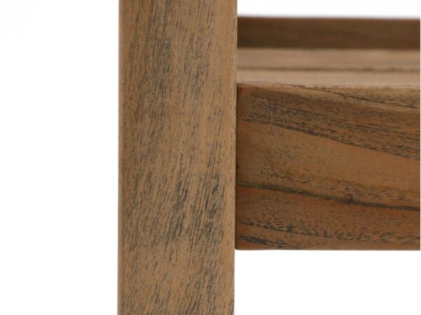 Bruin houten tuinstoelen