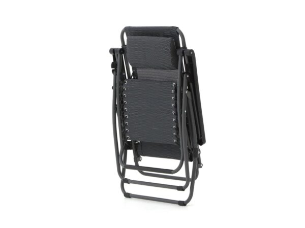 Grijs gecoat metaal tuinstoelen