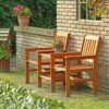 Taupe houten tuinbanken