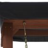 Rood/zwart houten tuinbanken