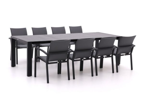 Suns verona/rialto 262cm uitschuifbaar dining tuinset 9-delig stapelbaar - laagste prijsgarantie!