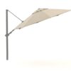 Taupe aluminium parasols