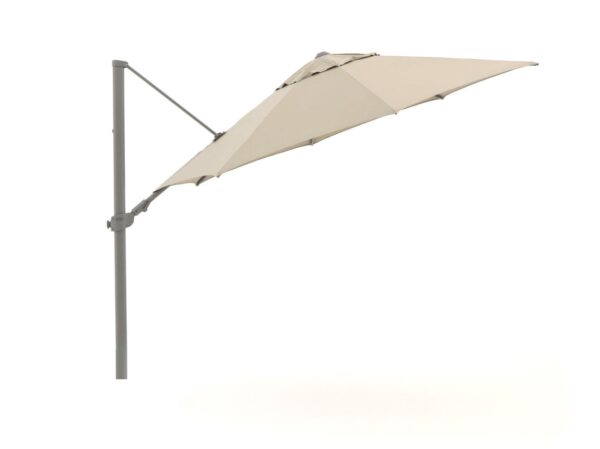 Taupe aluminium parasols