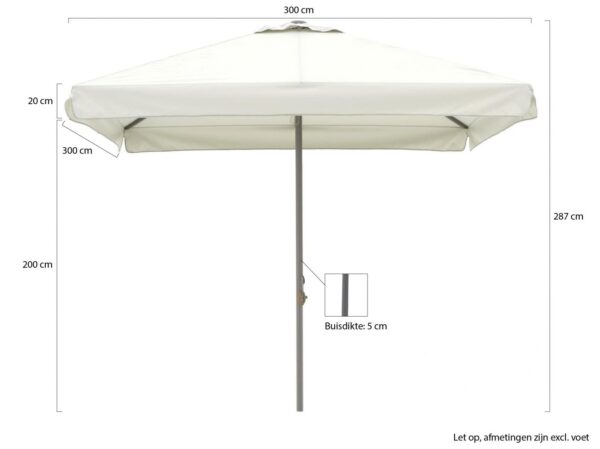 Shadowline parasols