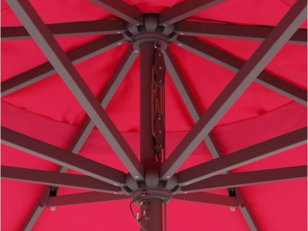 Roze aluminium parasols