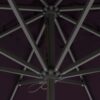 Paars aluminium parasols