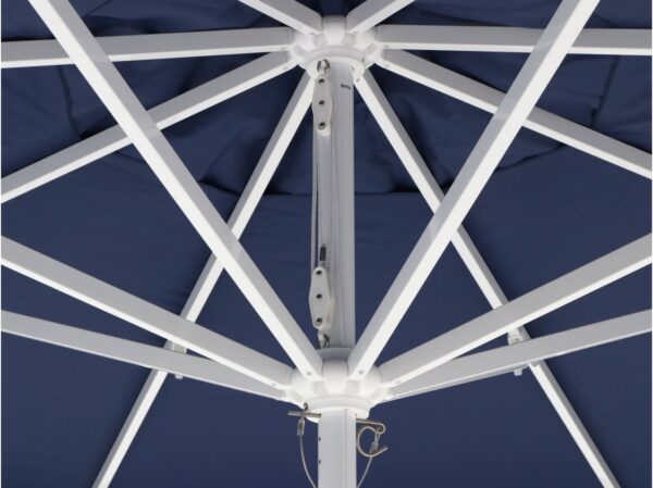 Blauw aluminium parasols