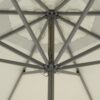 Grijs aluminium parasols