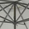 Grijs aluminium parasols