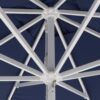 Blauw aluminium parasols