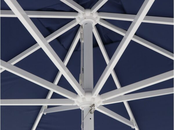 Blauw aluminium parasols