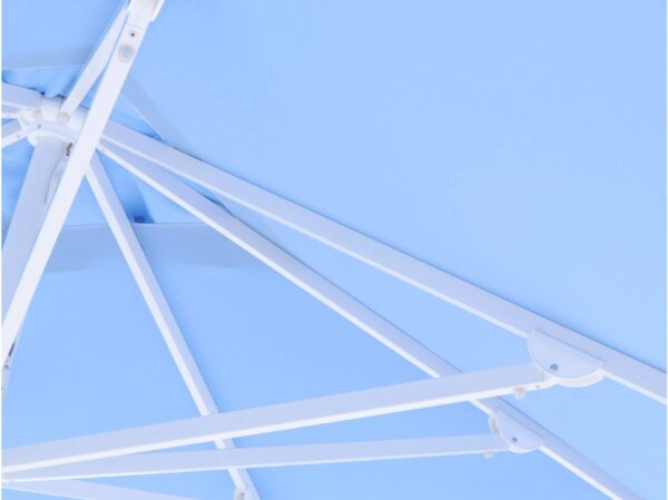 Blauw aluminium parasols