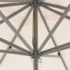 Wit aluminium parasols