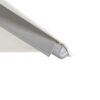Wit aluminium parasols