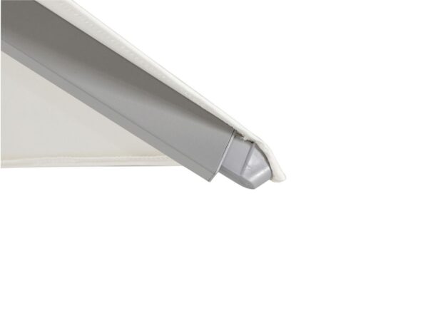 Wit aluminium parasols