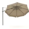 Taupe aluminium parasols