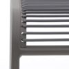 Grijs aluminium voetenbanken