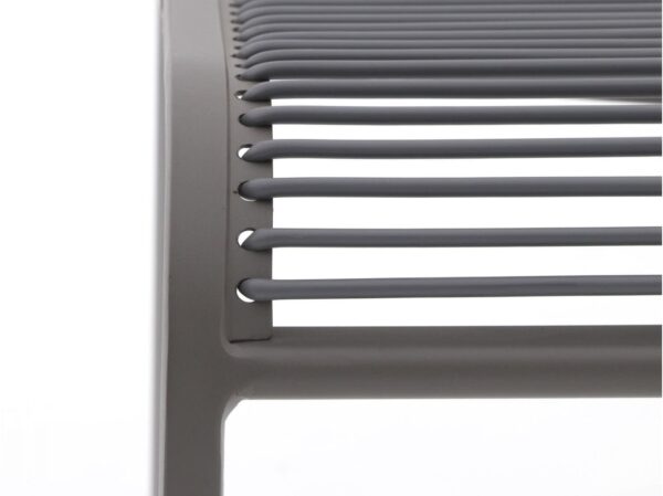 Grijs aluminium voetenbanken
