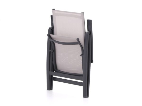 Grijs aluminium tuinstoelen