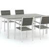 Bellagio Bravo/Fidenza 180cm dining tuinset 5-delig stapelbaar - Laagste prijsgarantie!