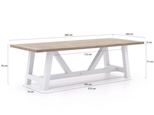 Bruin aluminium tuinsets
