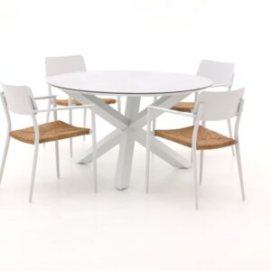 Bellagio Cino/Ferrone Ø130cm dining tuinset 6-delig – Laagste prijsgarantie!