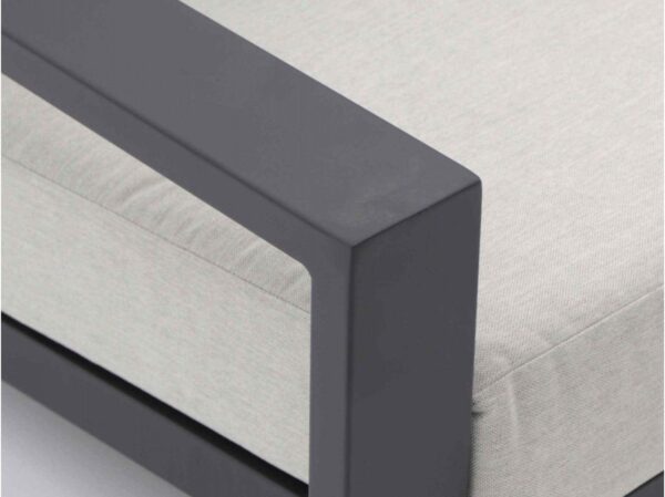 Grijs aluminium tuinbanken