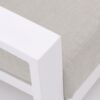 Wit aluminium tuinbanken