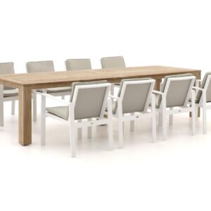 Bellagio Vezzano/ROUGH-X 320cm dining tuinset 9-delig – Laagste prijsgarantie!