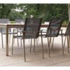 Bernstein mainzfreiburg 220cm dining tuinset 7 delig stapelbaar laagste prijsgarantie 7