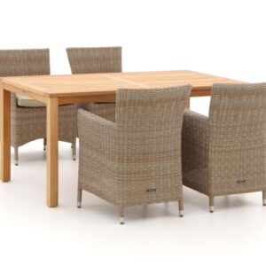 Intenso Borno/Liverpool 160cm dining tuinset 5-delig – Laagste prijsgarantie!