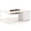 Cosidesign Line lounge vuurtafel 120x80x47cm - Laagste prijsgarantie!