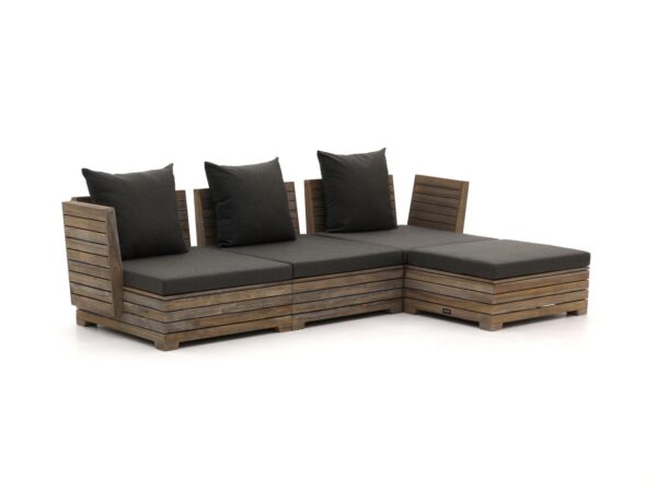 Rough-b chaise longue loungeset 4-delig - laagste prijsgarantie!