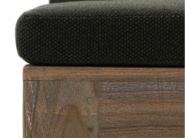 Teakhout ligbedden rough furniture