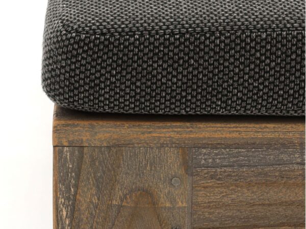 Teakhout ligbedden rough furniture